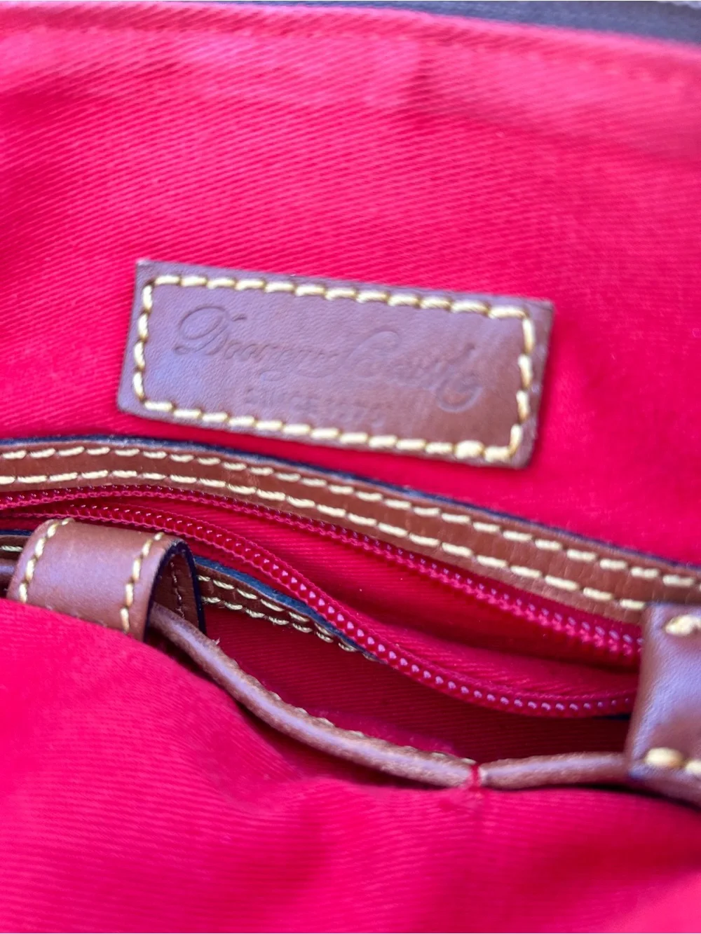 Dooney & Bourke Nylon Double Zip Crossbody Bag with New Rainbow LaBubu!